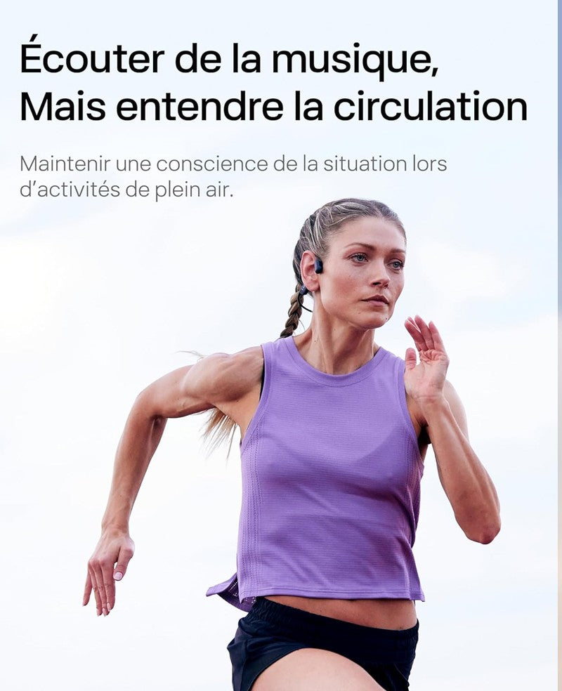 Casque à conduction osseuse Shokz OpenRun noir - vue 4